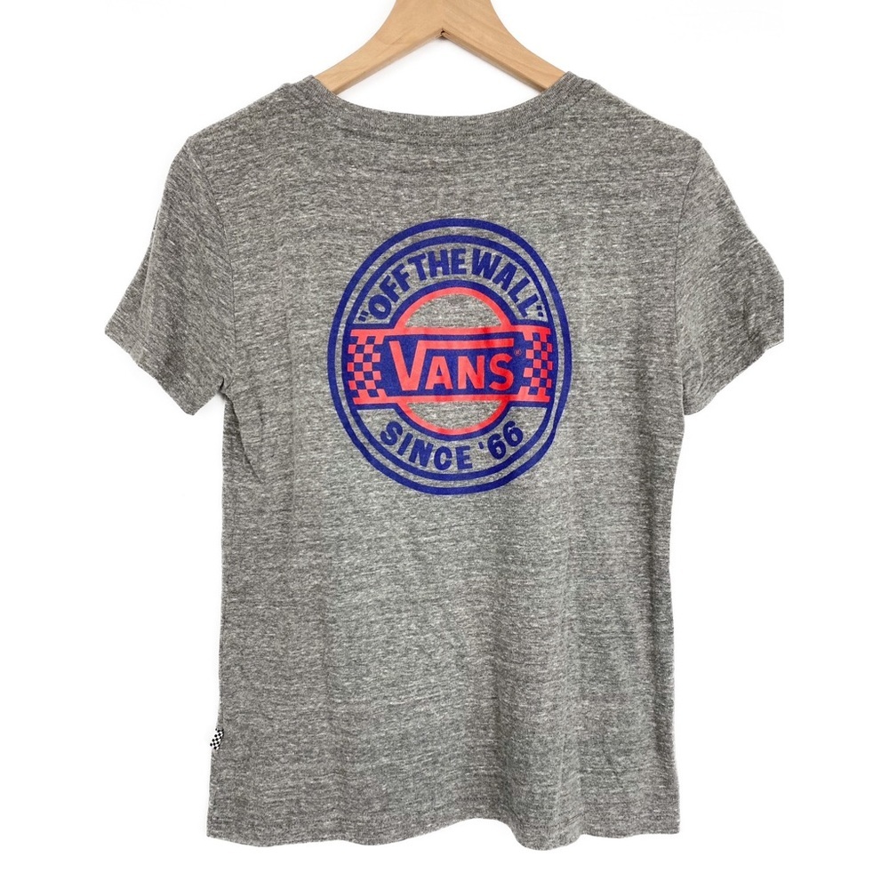 Vans Off The Wall Short Sleeve Graphic Logo Tee, Grey - Size S - Picture 5 of 7